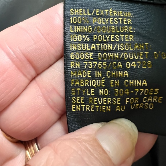 Browning goose down, puffer coat with storage bag - Picture 5 of 10